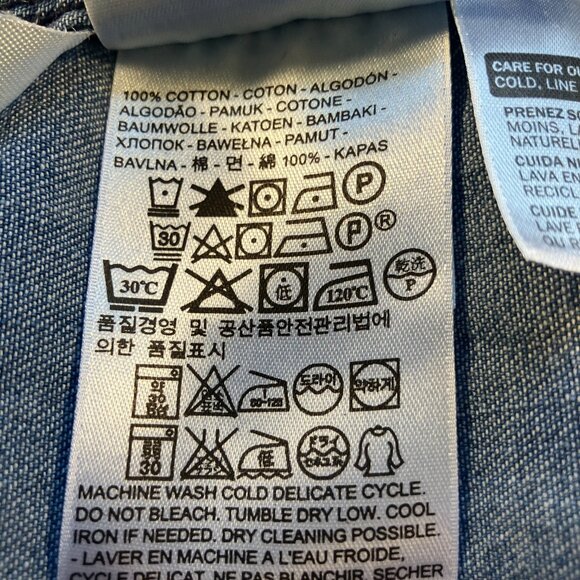 Men's Levi's Denim Shirt Size L - Picture 3 of 5